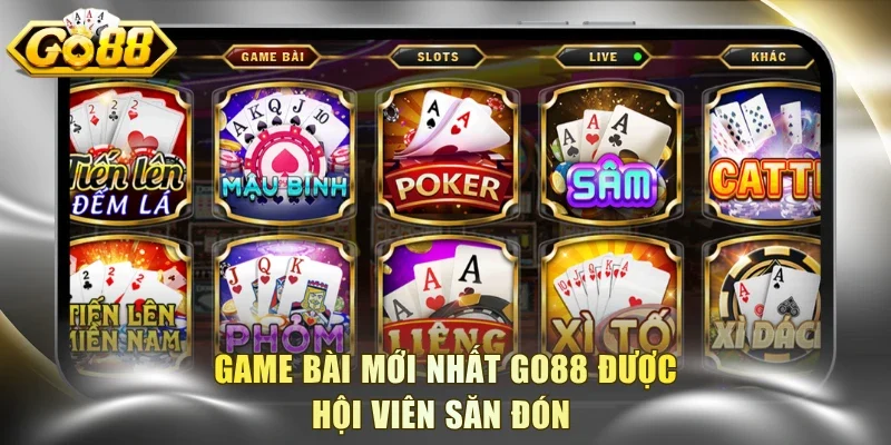 Game bài mới nhất Go88 được hội viên săn đón